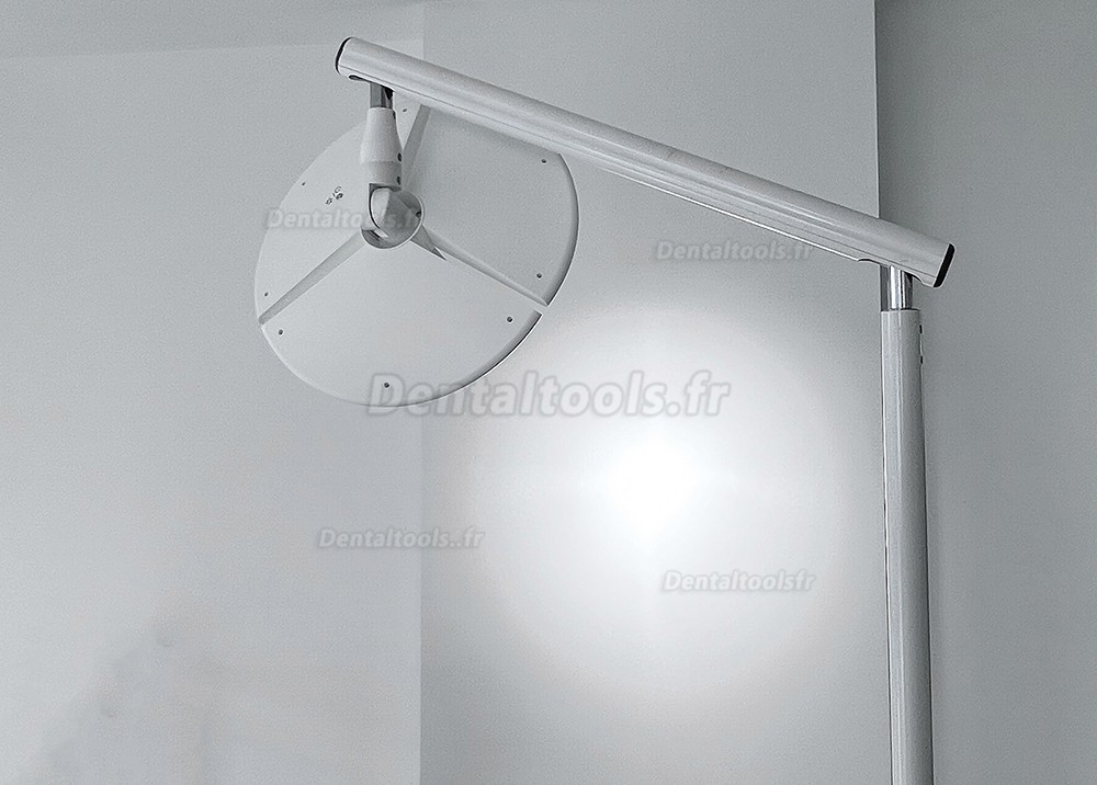 KWS KD-2036L-4 lampe scialytique dentaire LED mobile 80W sur pied avec 4 roulettes KWS KD-2036L-4 lampe scialytique dentaire LED mobile 80W sur pied avec 4 roulettes